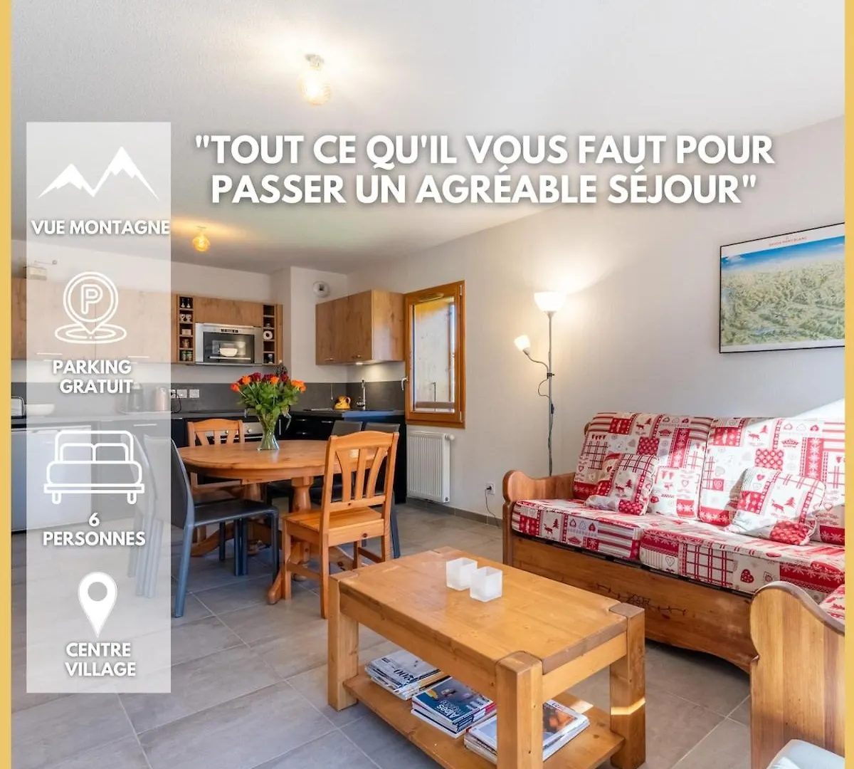 T3 Cosy In Saint-Jean-De-Sixt Apartment