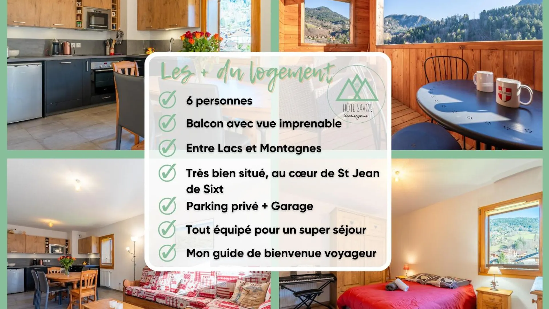 T3 Cosy In Saint-Jean-De-Sixt Apartment